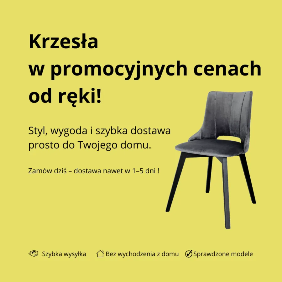 Krzesła od ręki!