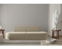 AVIO S5 sofa 2-osobowa nowoczesna zaokrąglone krawędzie ozdobna lamówka