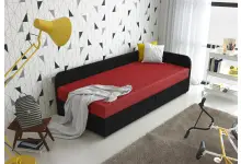 FREZJA M1 Pojedyncze łóżko narożne 90x200 z materacem bonelowym