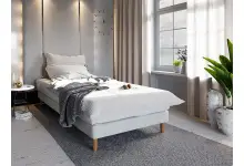 FREZJA M2 Pojedyncze łóżko hotelowe 90x200 z materacem bonelowym