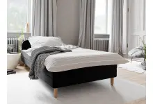 FREZJA M3 Pojedyncze łóżko hotelowe 80x200 z zagłowiem i materacem bonelowym