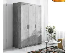 SELENA szafa 3- drzwiowa beton jasny