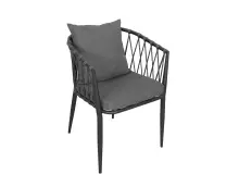 GARDEN krzesło ogrodowe na taras, balkon, szare