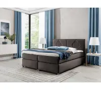 PRATO K1 łóżko kontynentalne z materacem 160x200