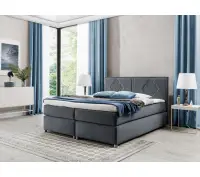 PRATO K1 łóżko kontynentalne z materacem 160x200