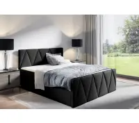 PRATO K5 nowoczesne łóżko kontynentalne 200x200 z pojemnikiem