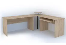 OD RĘKI!  DESK K53 N biurko narożne - dąb artisan