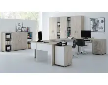 OFFICE zestaw mebli biurowych na dwa stanowiska pracy