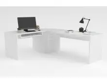 OFFICE BN biurko narożne białe