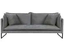 OD RĘKI ! ARTIS DS17  stylowa sofa 3-osobowa w szarej tkaninie Trinity 14