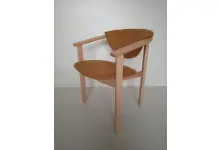 Fotel  MARCO 1, drewno BUK, tk. miodowa Ronda 45