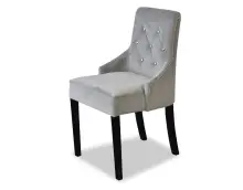 MODERN M13A krzesło tapicerowane, pik,kryształki, kołatka