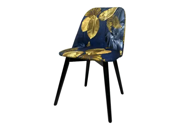 MODERN M39 krzesło w kwiecistej tkaninie