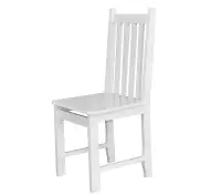 MADISON 2 krzesło z białym siedziskiem