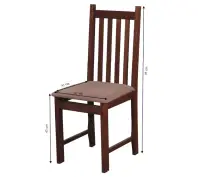 MADISON 2 krzesło z tapicerowanym siedziskiem,kolor