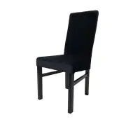 OD RĘKI ! MODERN M3  krzesło tapicerowane w tkaninie Inari 100 w klasycznym czarnym kolorze