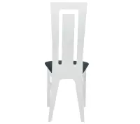 RAMZES krzesło białe