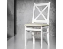 SKANDI krzesło białe