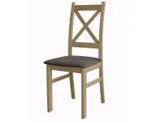 Krzesło SKANDI dąb jasny siedzisko plecionka Inari 24 brąz