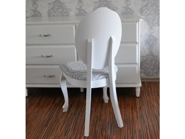 6 krzeseł SONIA do jada w kolorze białym