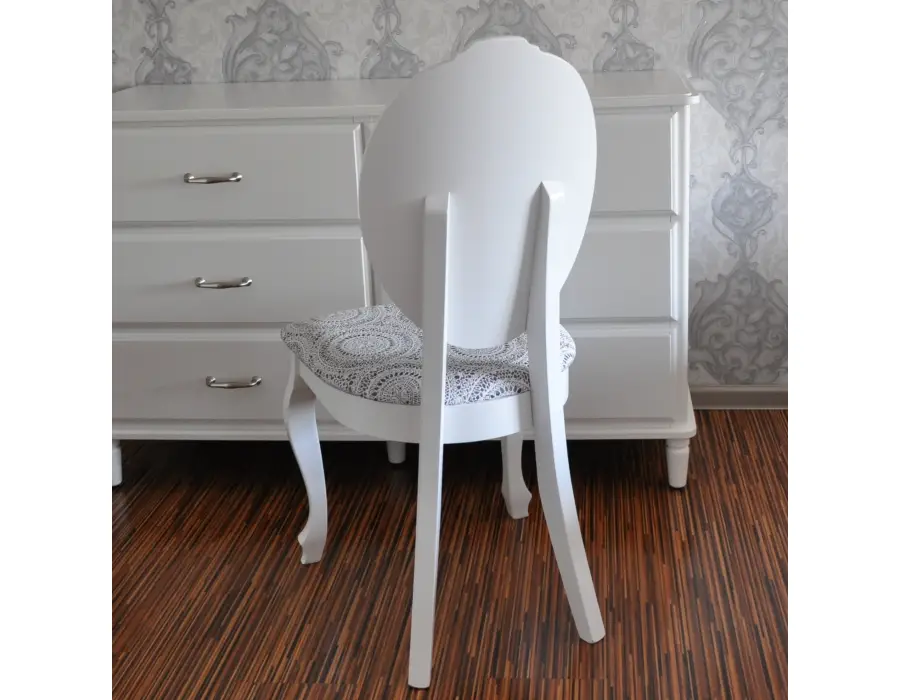 Komplet dwóch krzeseł SONIA białe