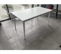MODERN M38 stół rozkładany 80x150-190 biały laminat