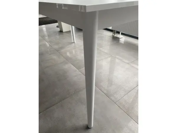 MODERN M38 stół rozkładany 80x150-190 biały laminat