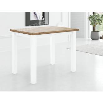 Stół rozkładany LAMARENTO 80x150-190 laminat podstawa biała