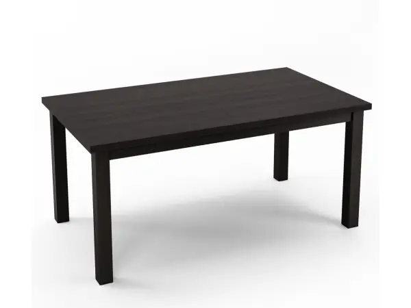 LARGO stół rozkładany 80x140+2x40 cm w kolorze orzech średni