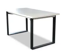 OD RĘKI ! MODERN M6 stół rozkładany 80x150-190 w stylu loft,  biały