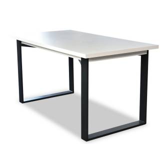 MODERN M6 stół rozkładany 80x150-190 w stylu loft,  biały
