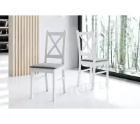 LAMARENTO stół 100x70 kraft złoty krzesła SKANDI  4 sztuki