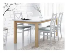 SKANDI stół 80x150-190 i krzesła SKANDI 4 sztuki