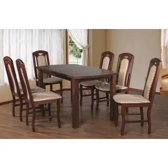 Zestaw: stół FERDI i 6 krzeseł ŁUKASZ