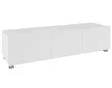 szafka rtv cameron biały mat (korpus) / biały połysk (front)