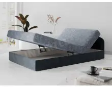 ENZO 11 łóżko 80x195 materac, pojemnik, regulowany zagłówek