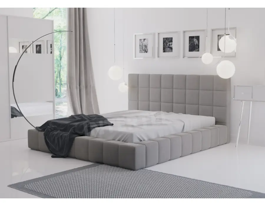 ROSE 3 łóżko tapicerowane 140x200