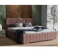 IMPERIA S07 łóżko tapicerowane 180x200  ze stelażem metalowym