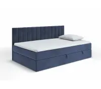 INTARO 35M łóżko tapicerowane 90x200 z osłoną boczną