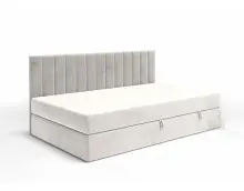 INTARO 35M łóżko tapicerowane 80x200 z osłoną boczna i materacem