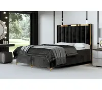 Nowoczesne łóżko z materacem BAHAMA 1M 200x200 cm do apartamentu