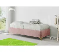 DIEGO SM 02  łóżko tapicerowane 120x200 z pojemnikiem, stelażem metalowym
