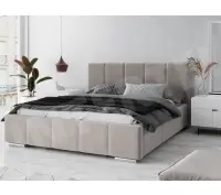 IMPERIA S01 łóżko tapicerowane 140x200 ze stelażem metalowym