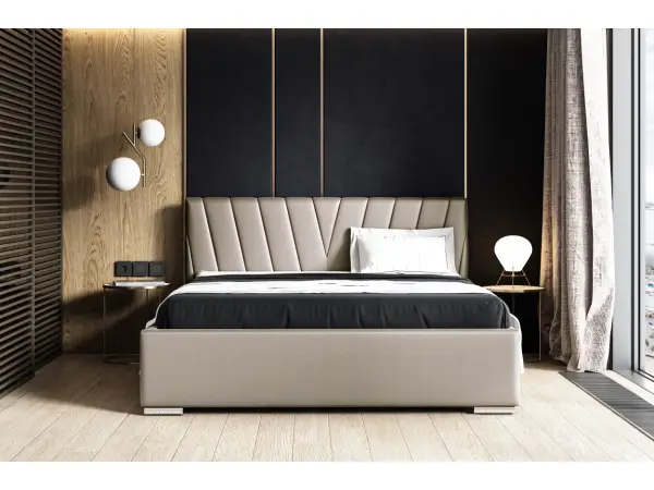 IMPERIA S11 łóżko tapicerowane 200x200 stelaż metalowy