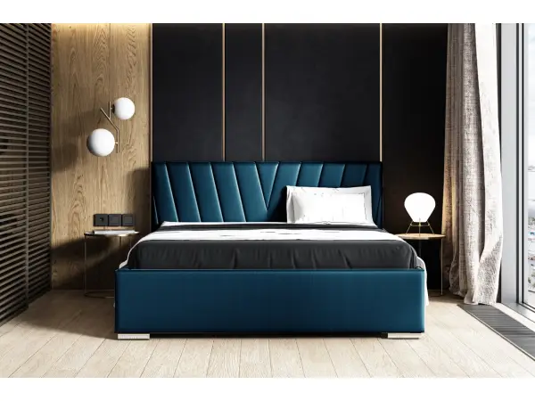 IMPERIA S11 łóżko tapicerowane 160x200 stelaż metalowy