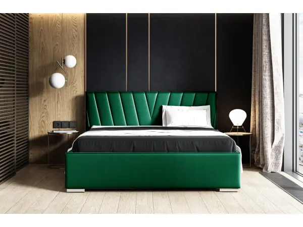 IMPERIA S11 łóżko tapicerowane 160x200 stelaż metalowy