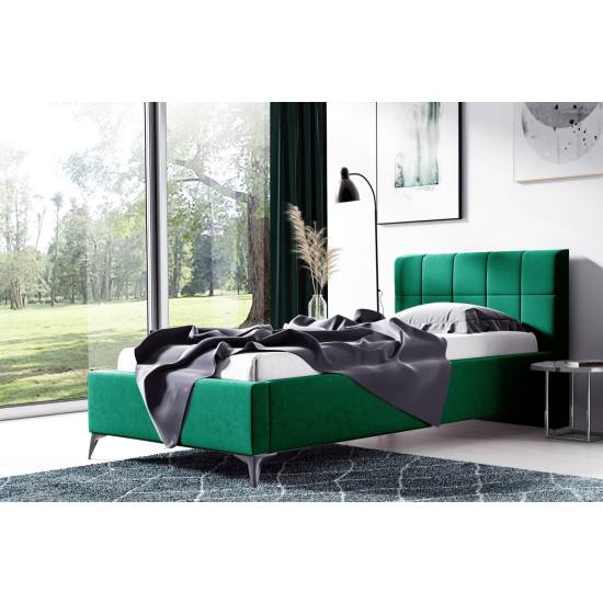 IMPERIA S14 łóżko tapicerowane 100x200 z pojemnikiem