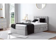 INTARO A10 łóżko kontynentalne 70x200 z materacem i pojemnikiem na ślizgach