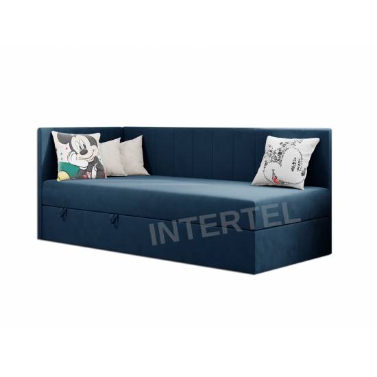 INTARO A27 łóżko tapicerowane 70x200 narożne