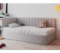 OD RĘKI ! INTARO A44 łóżko tapicerowane z pojemnikiem 100x200